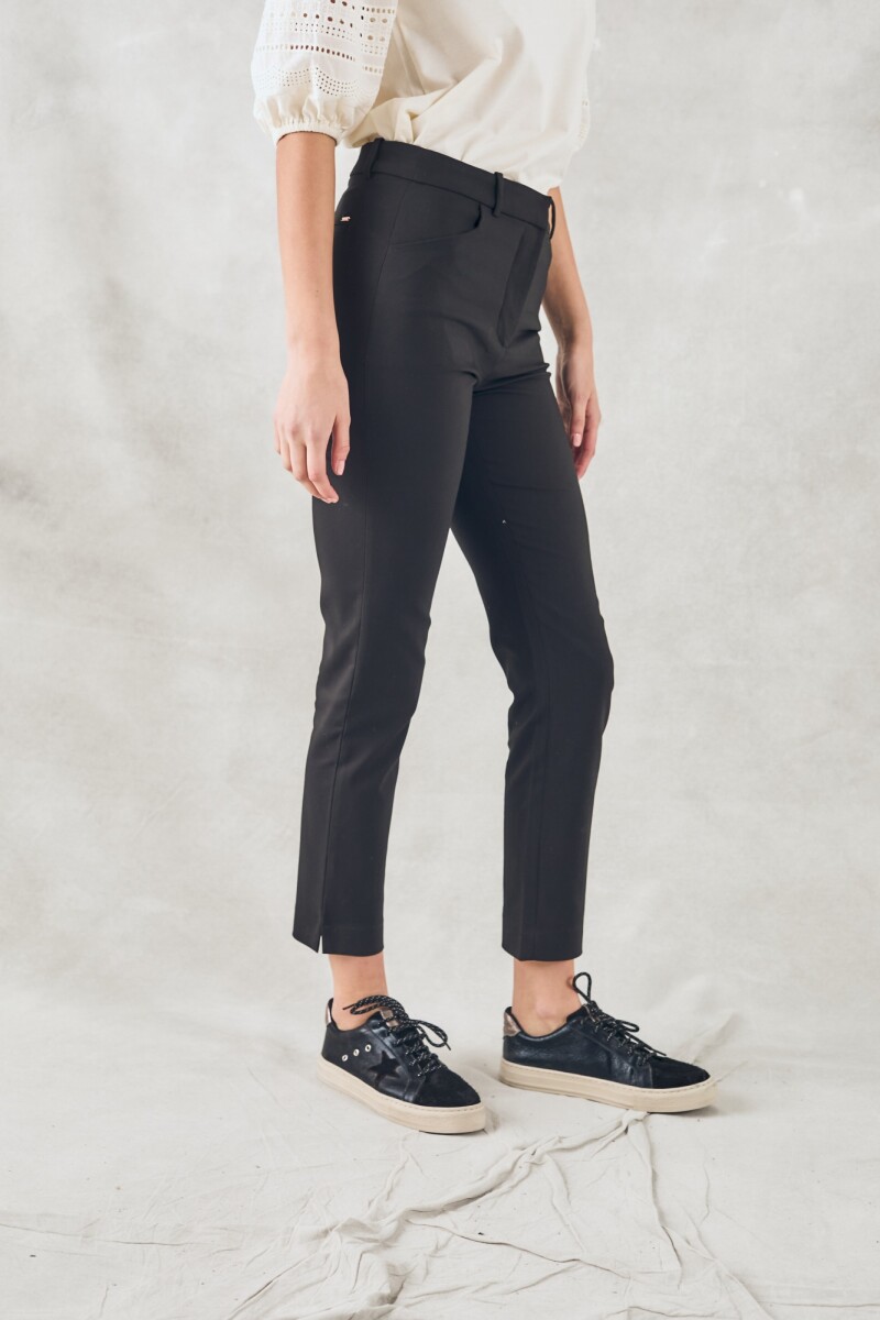 Pantalon Algodon Spandex Negro