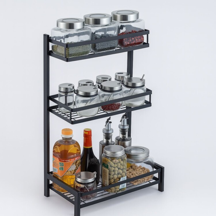 ORGANIZADOR METAL P/MESADA 3 ESTANTES ORGANIZADOR METAL P/MESADA 3 ESTANTES