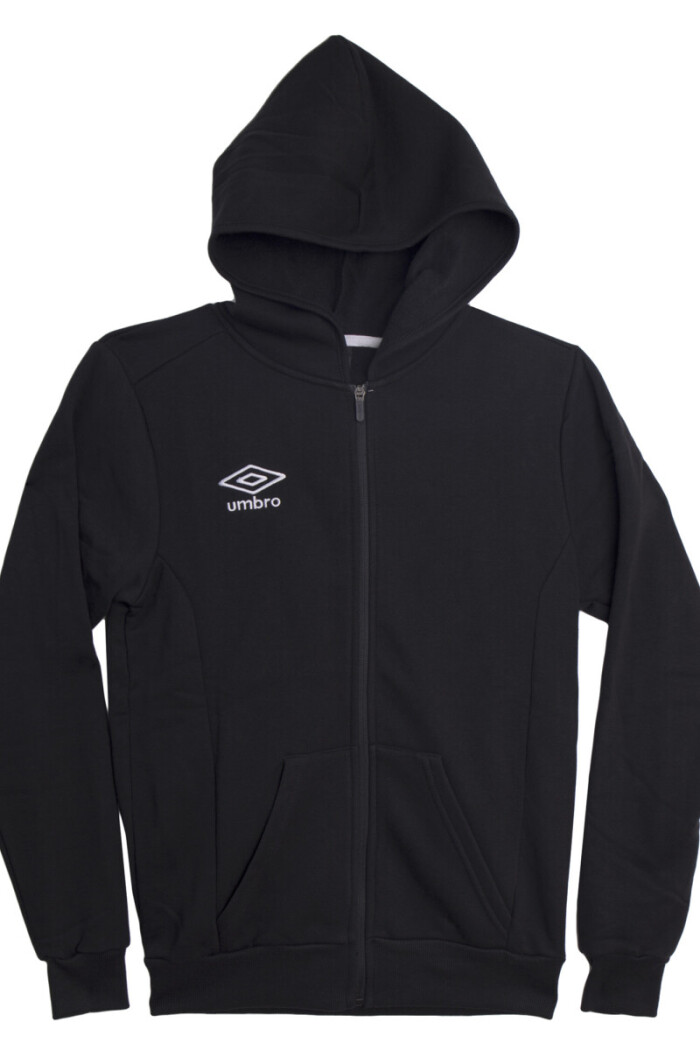 CAMPERA HOMBRE UMBRO BASICO FELPA Negro