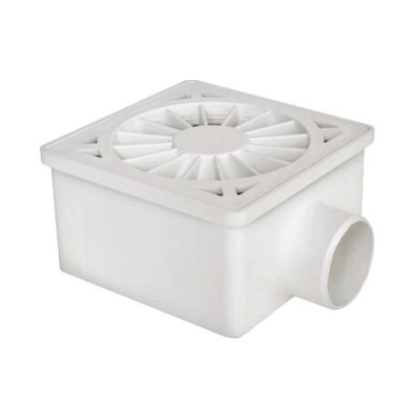 CAJA SIFONADA 10 X 10 DUCHA SALIDA LATERAL 40 MM CAJA SIFONADA 10 X 10 DUCHA SALIDA LATERAL 40 MM