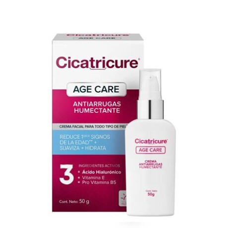 CICATRICURE AGE CARE CREMA FACIAL ANTIARRUGAS HUMECTANTE 50ml CICATRICURE AGE CARE CREMA FACIAL ANTIARRUGAS HUMECTANTE 50ml