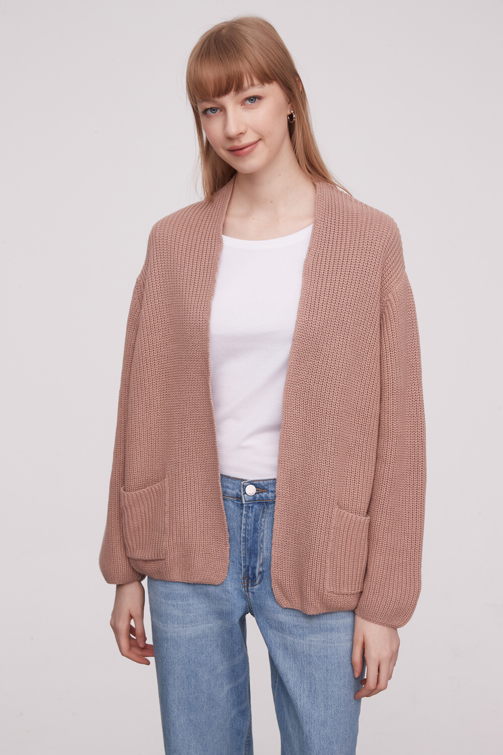 Saco Lamo Beige Oscuro