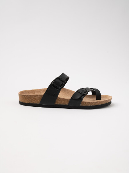 Sandalias Tiras Negra