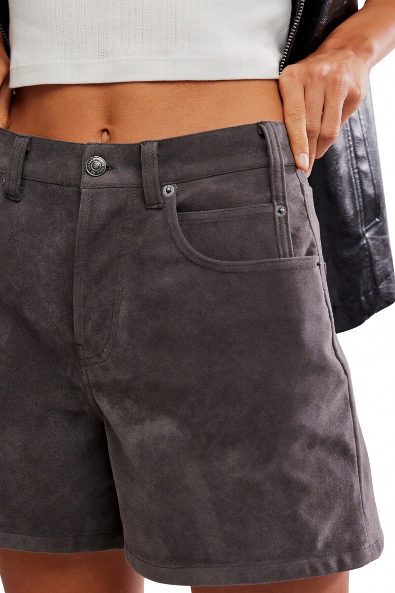 SHORT TIPPI VEGANO Gris Plomo