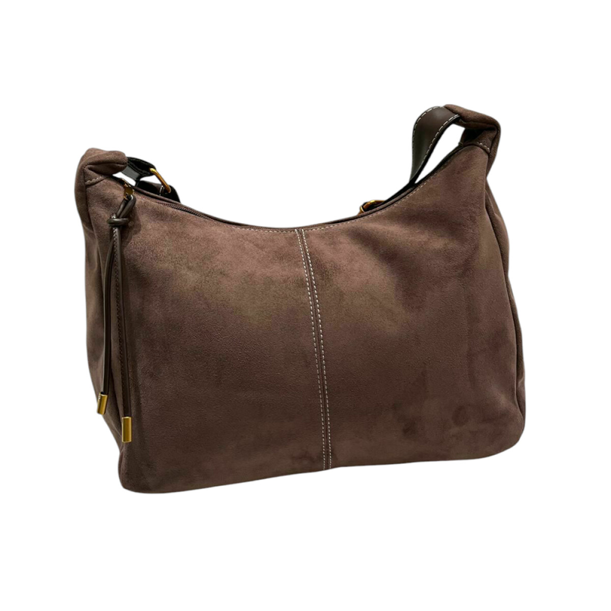 Cartera agamuzada Gillian - Marron 