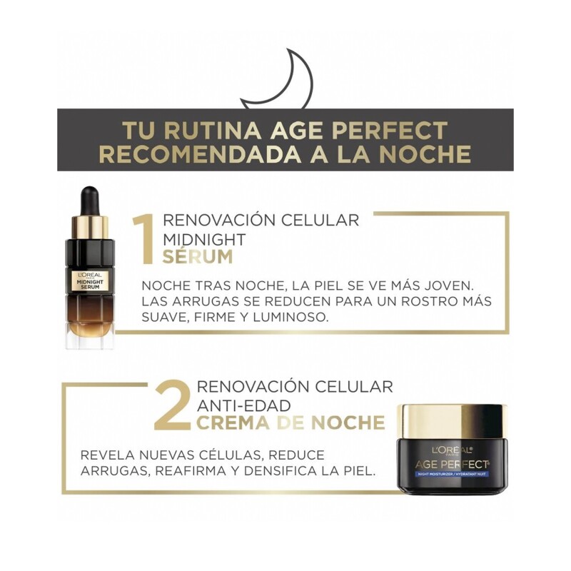 Crema hidratante Anti-Edad noche L'Oreal Age Perfect Cell Renewal Crema hidratante Anti-Edad noche L'Oreal Age Perfect Cell Renewal