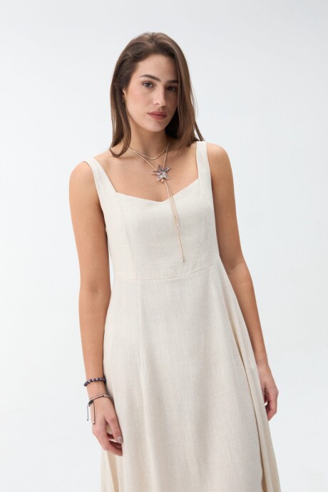 VESTIDO VERBENA Beige