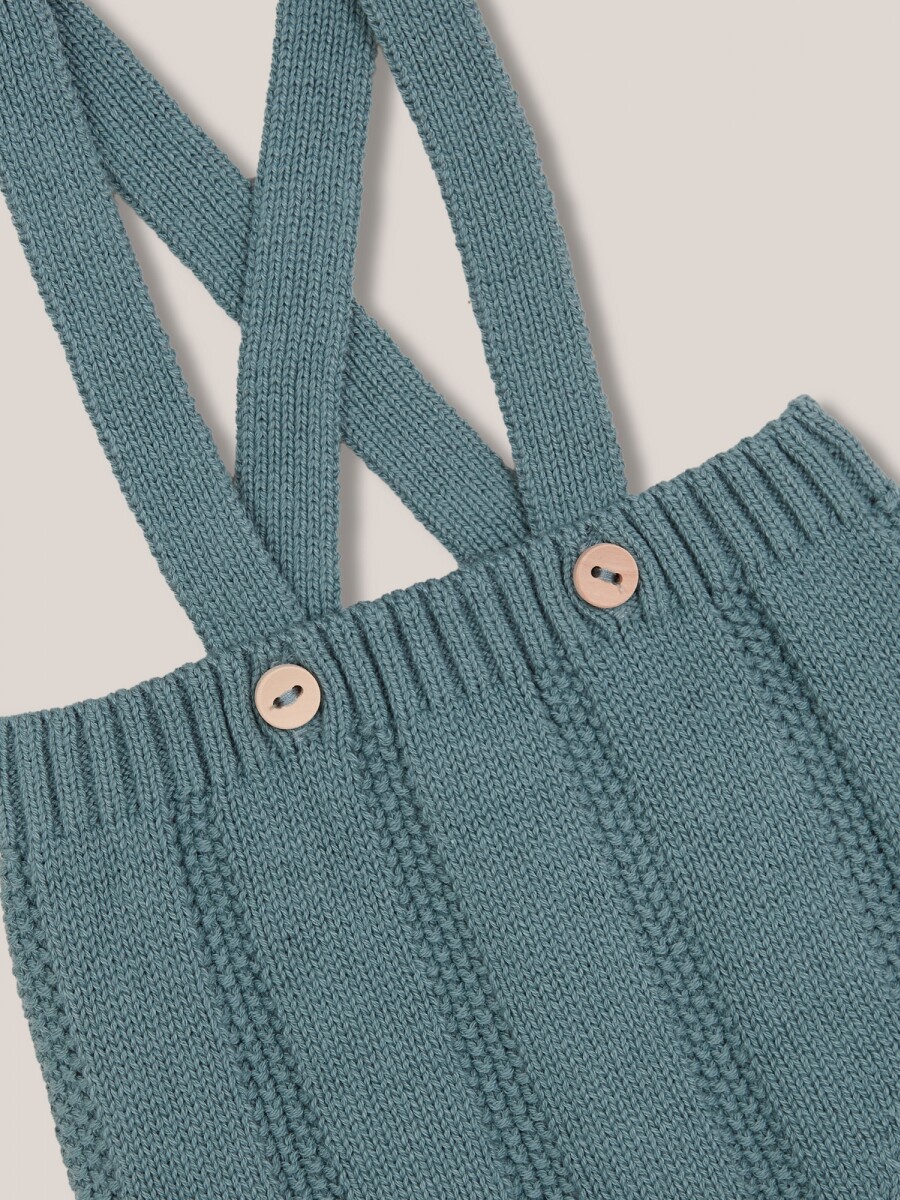 Pantalon Corto De Punto Amarillo