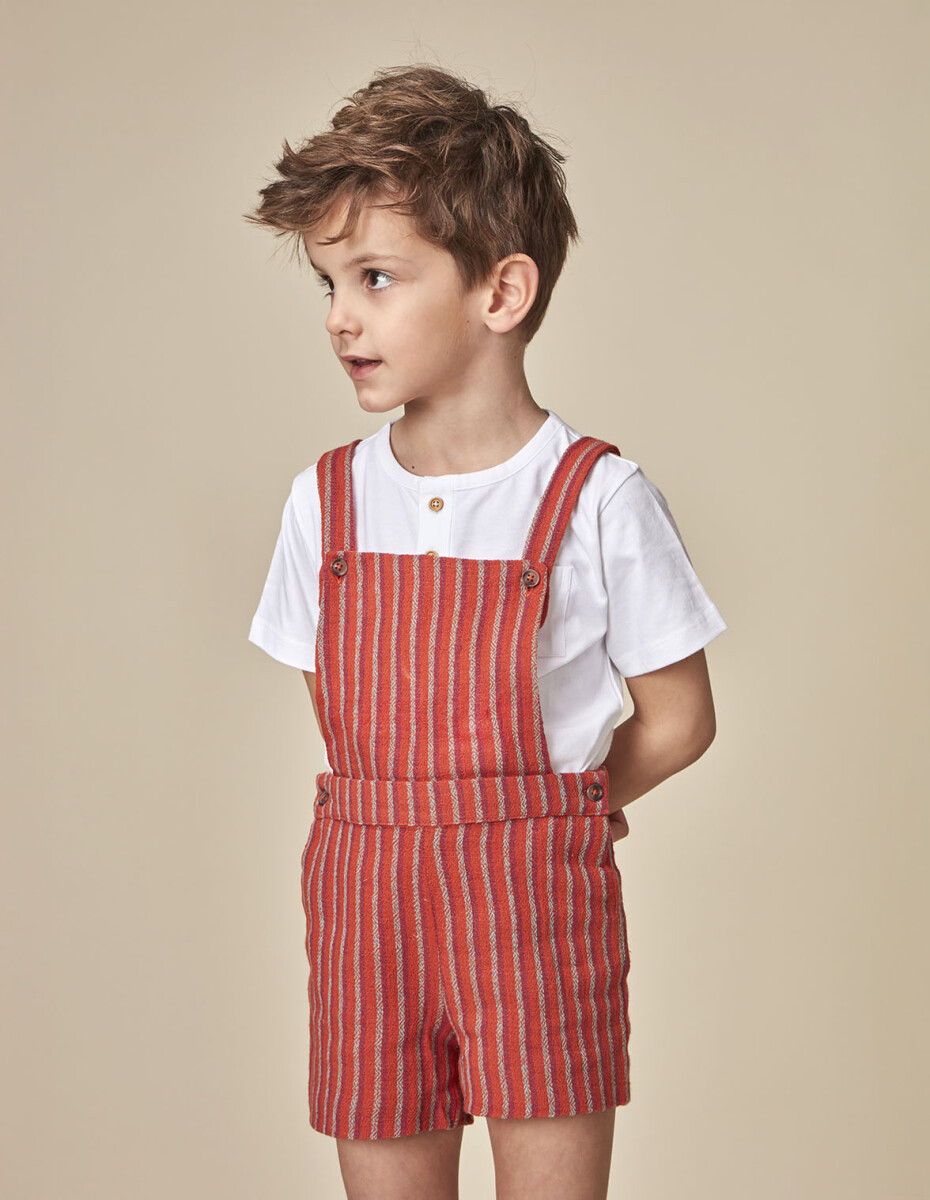 Peto De Rayas Multicolor - Naranja 