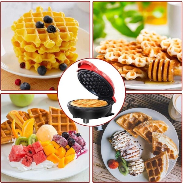 Mini Waflera Maquina Waffle Electrica Antiadherente 350w Mini Waflera Maquina Waffle Electrica Antiadherente 350w