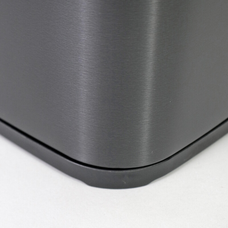 BASURERO INOX NEGRO 18X18X30.5CM Unica