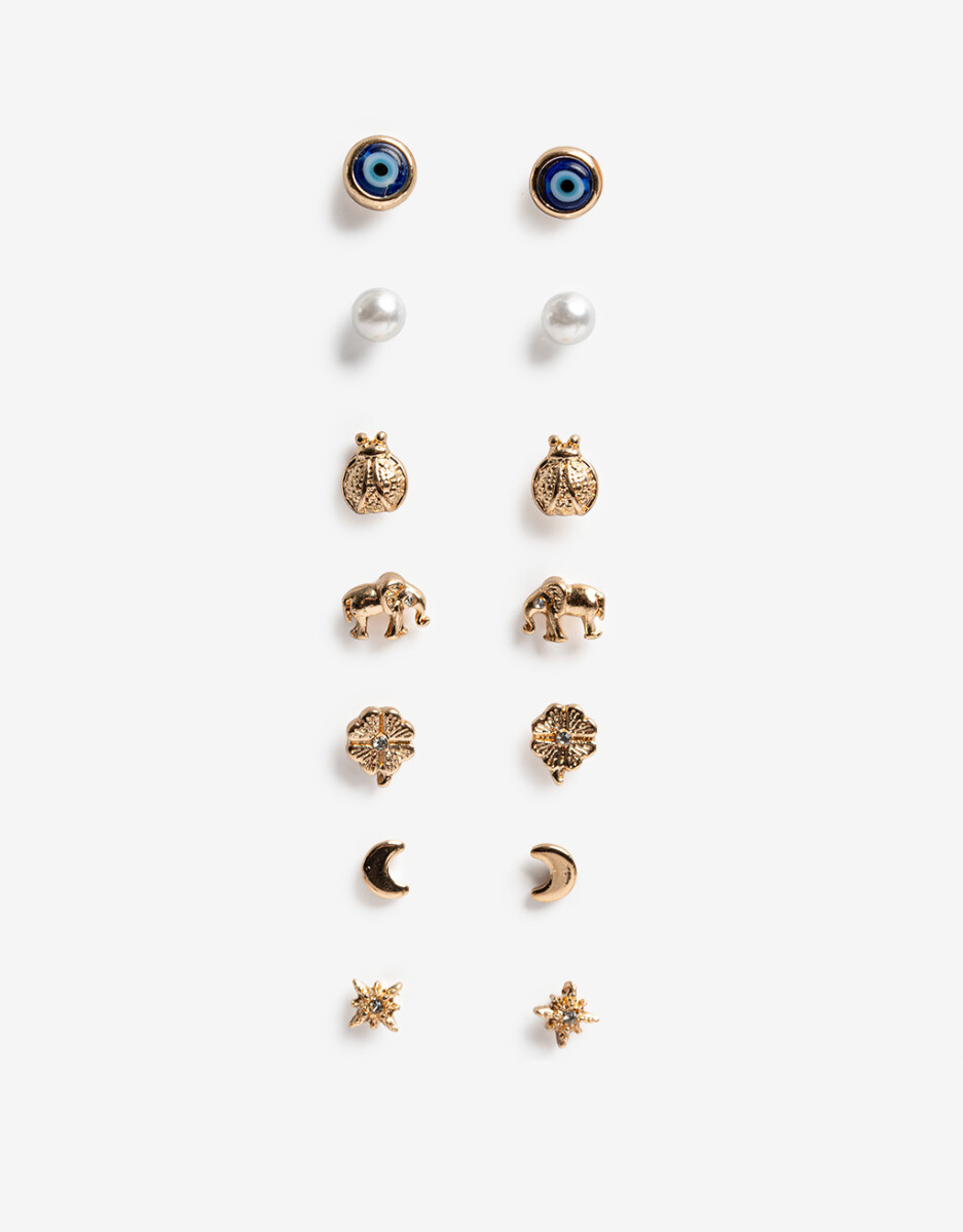 Set De Aros Pasantes Lucky 