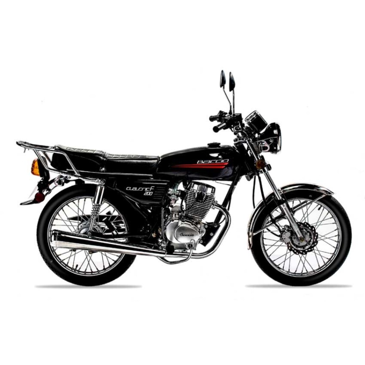 Moto Baccio Calle Classic F 200cc - Negro 