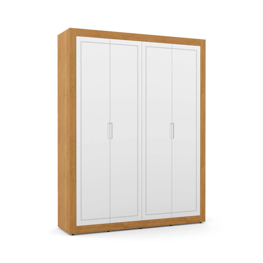 PLACARD 4 PUERTAS MDF-Y-MADERA BLANCO TUTTO
