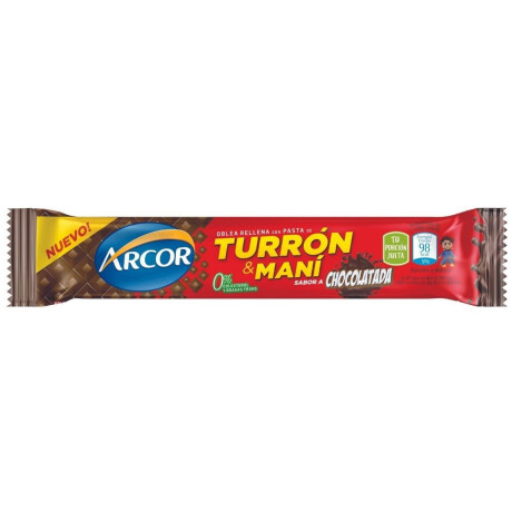 TURRON CANCHA OBLEA DE MANI ARCOR CHOCOLATE 25G TURRON CANCHA OBLEA DE MANI ARCOR CHOCOLATE 25G
