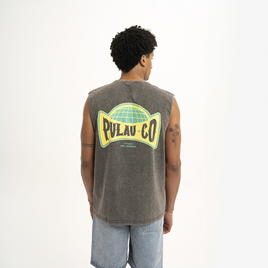 Musculosa Pulau Wwless Gris
