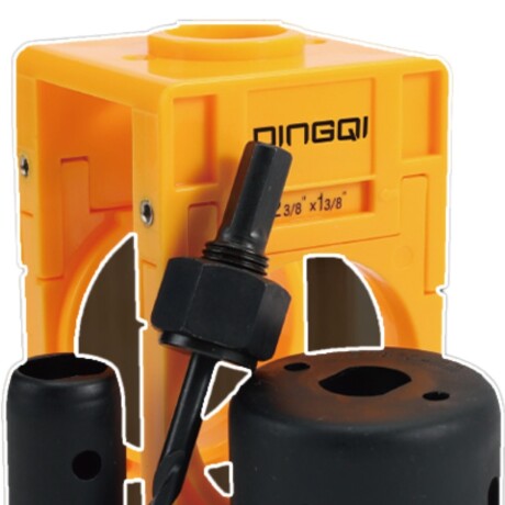 DINGQI JUEGO DE SIERRA COPA PARA INSTALACIÓN DE CERRADURAS 4 PIEZAS Dingqi Juego De Sierra Copa Para Instalación De Cerraduras 4 Piezas