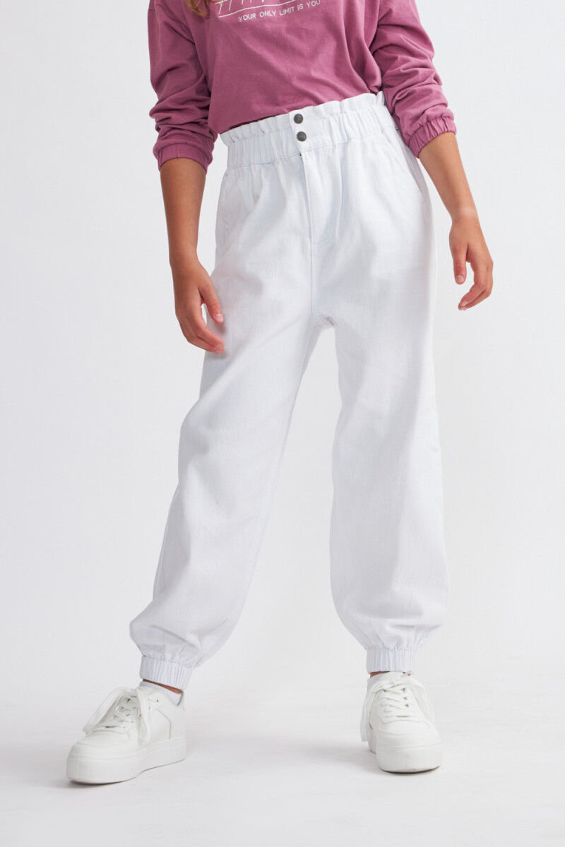 Pantalón baggy Crudo