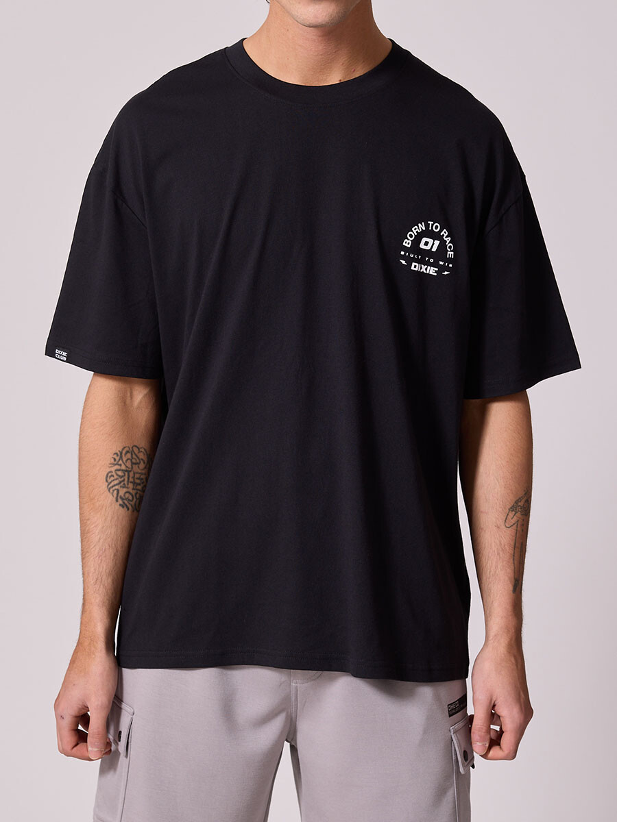 T-SHIRT BETUN DIXIE - Negro 