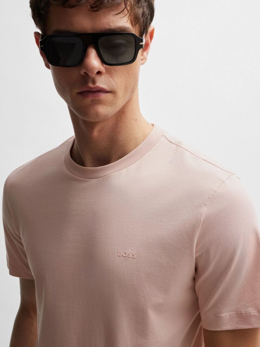 BOSS - Remera de Punto con Logo 