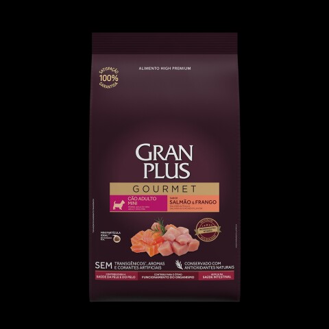 GRANPLUS GOURMET ADULT RAZAS PEQ/MINI 1 KG SALMON/POLLO Granplus Gourmet Adult Razas Peq/mini 1 Kg Salmon/pollo