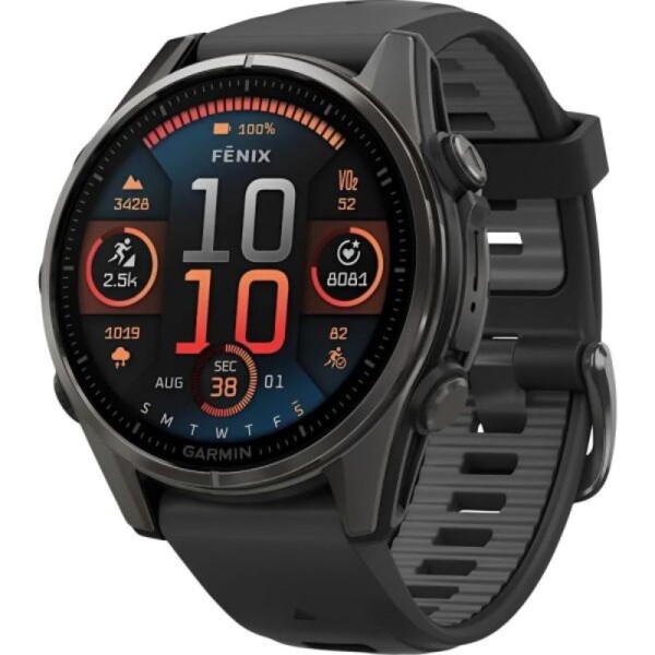 Reloj Garmin Fenix 8 43mm Amoled Sapphire Grey 010-02903-20 Reloj Garmin Fenix 8 43mm Amoled Sapphire Grey 010-02903-20