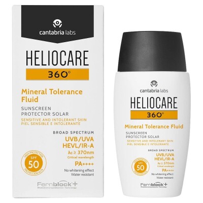 Protector Solar Heliocare 360° Mineral Fluid Spf 50+. 50 Ml. Protector Solar Heliocare 360° Mineral Fluid Spf 50+. 50 Ml.