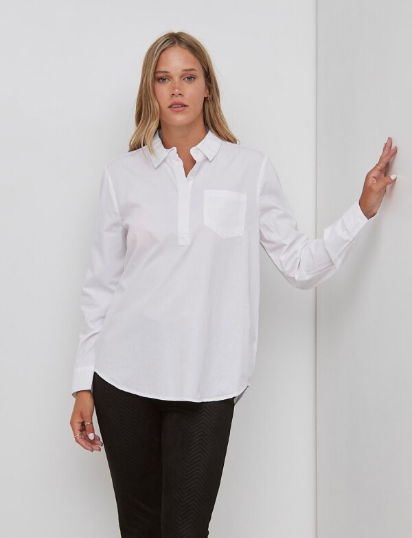 Blusa Algodon BLANCO