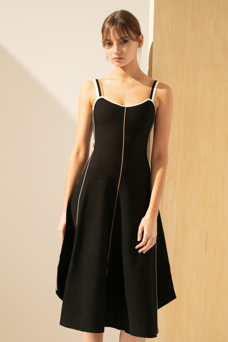 VESTIDO BLOSSOM Negro