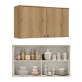 COCINA MODULADA 2,71 MT CAPUCCINO/OFF WHITE - FINESSE COCINA MODULADA 2,71 MT CAPUCCINO/OFF WHITE - FINESSE
