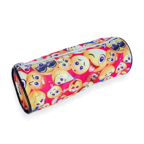 OUTLET Cartuchera Tubular Diseño Emoticón 22*8 cm Outlet Cartuchera Tubular Diseño Emoticón 22*8 Cm