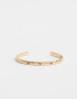 Pulseras Rígidas Bañada en Oro Pulsera Rígida Bañada En Oro - Dorado