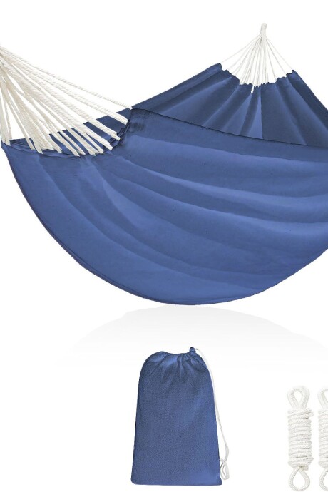 Hamaca Paraguaya 2 Plazas 200x150 Cm Azul