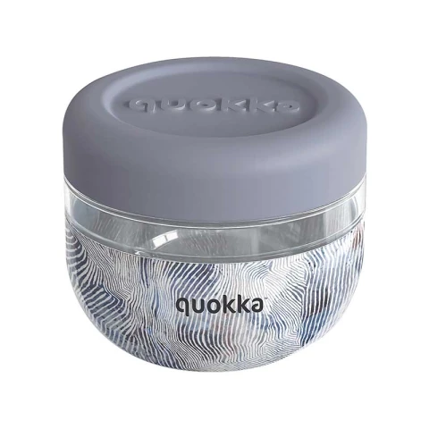 Recipiente Quokka 500 ml Tapa Rosca GRIS