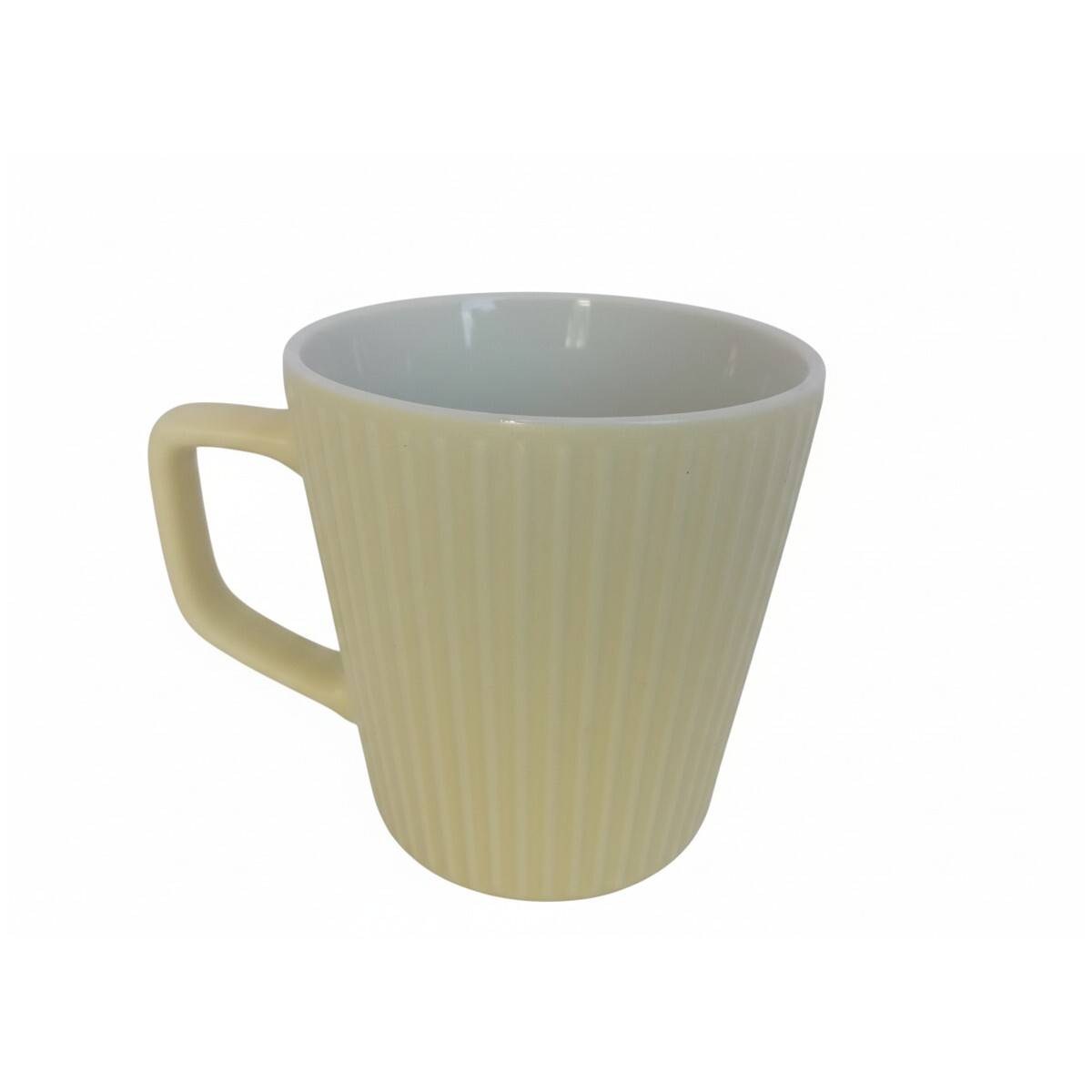 TAZA CERAMICA AMARILLO 400ML 