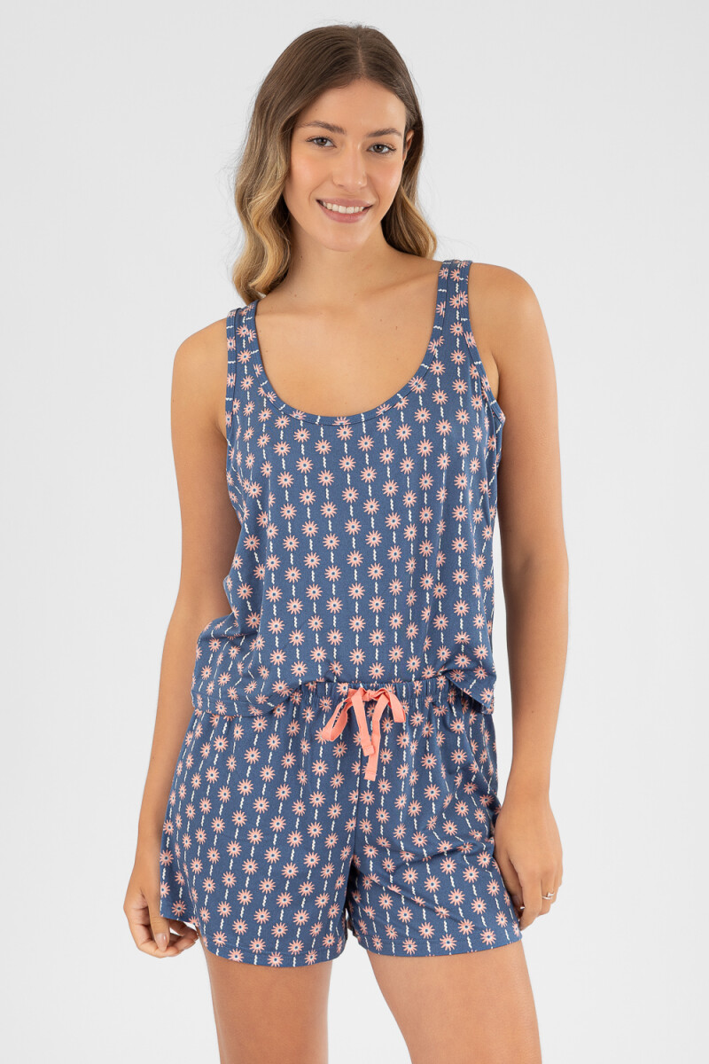 Style moca blue Azul