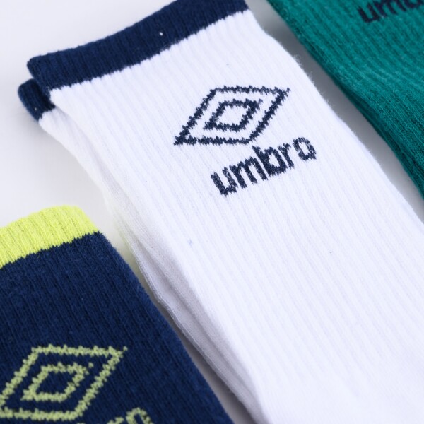 Media Umbro Pack x3 Diseño 11 U Umbro Hombre 2v9