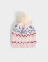 Gorros Infantiles Con pompones Gorro Infantil Tejido - Combinacion Multicolor