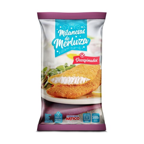 MILANESA DE MERLUZA ARTICO - 500 grs Milanesa De Merluza Artico - 500 Grs