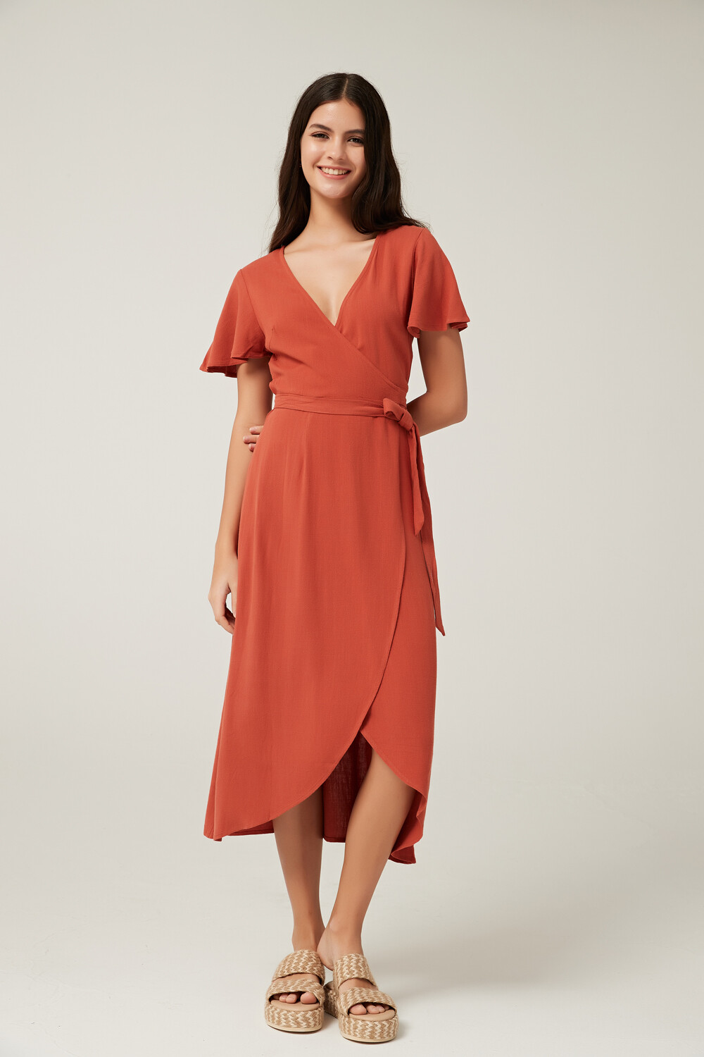Vestido Biruk Rosa Oscuro