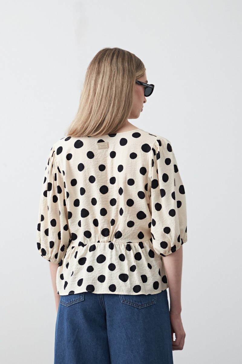 CAMISA PISTACHO Negro/Crudo