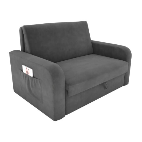 Sofá cama Daiane 2 cuerpos Tela Gris Sofá cama Daiane 2 cuerpos Tela Gris