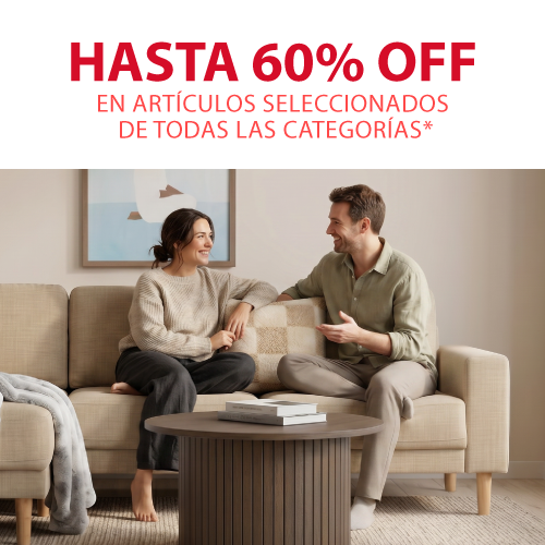 - SALE - Hasta 60% OFF