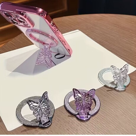 Soporte anillo para celular mariposa V01