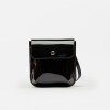 Mini Bag Liana En Cuero Charol Negro