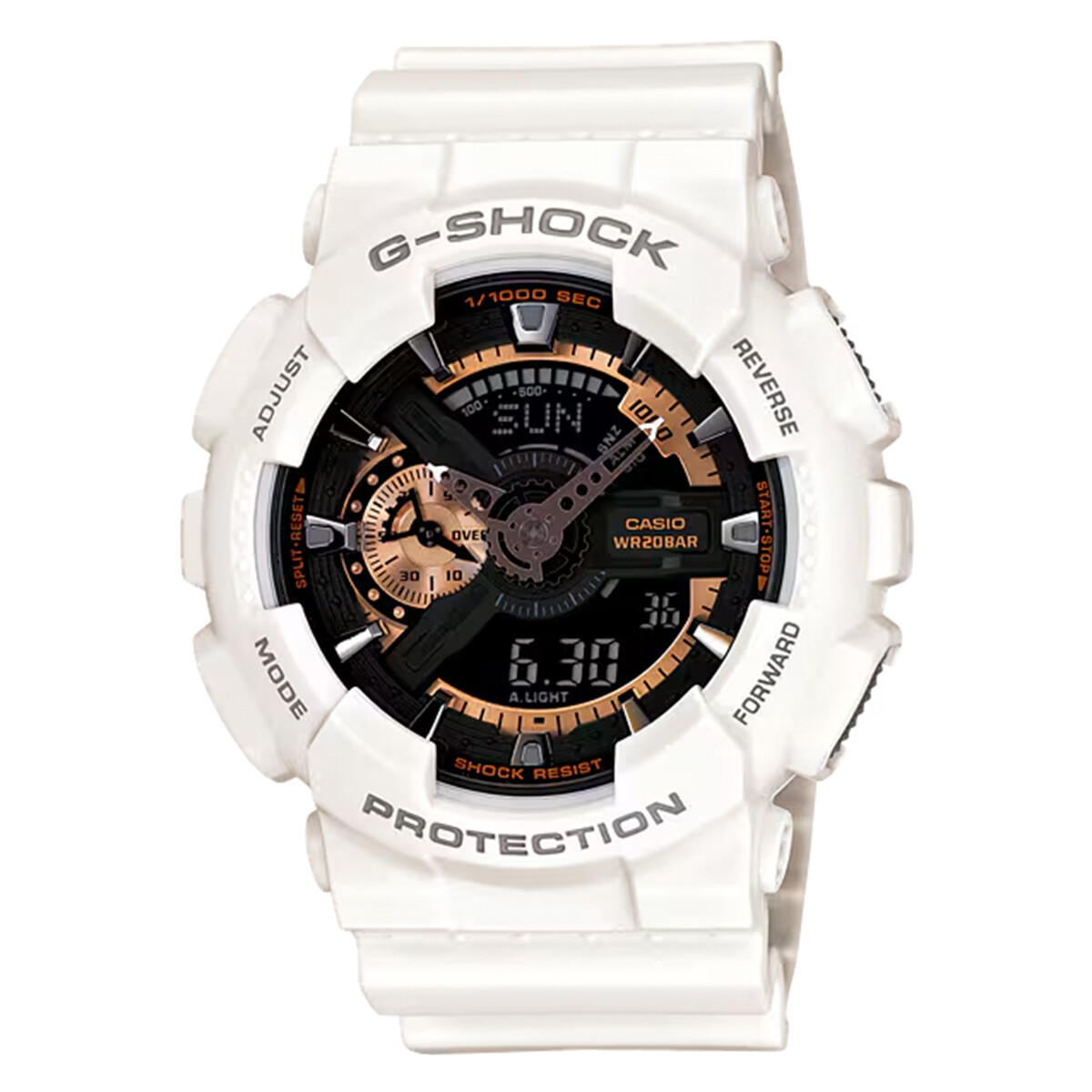 Reloj G-Shock Casio en Resina Blanco/Negro 