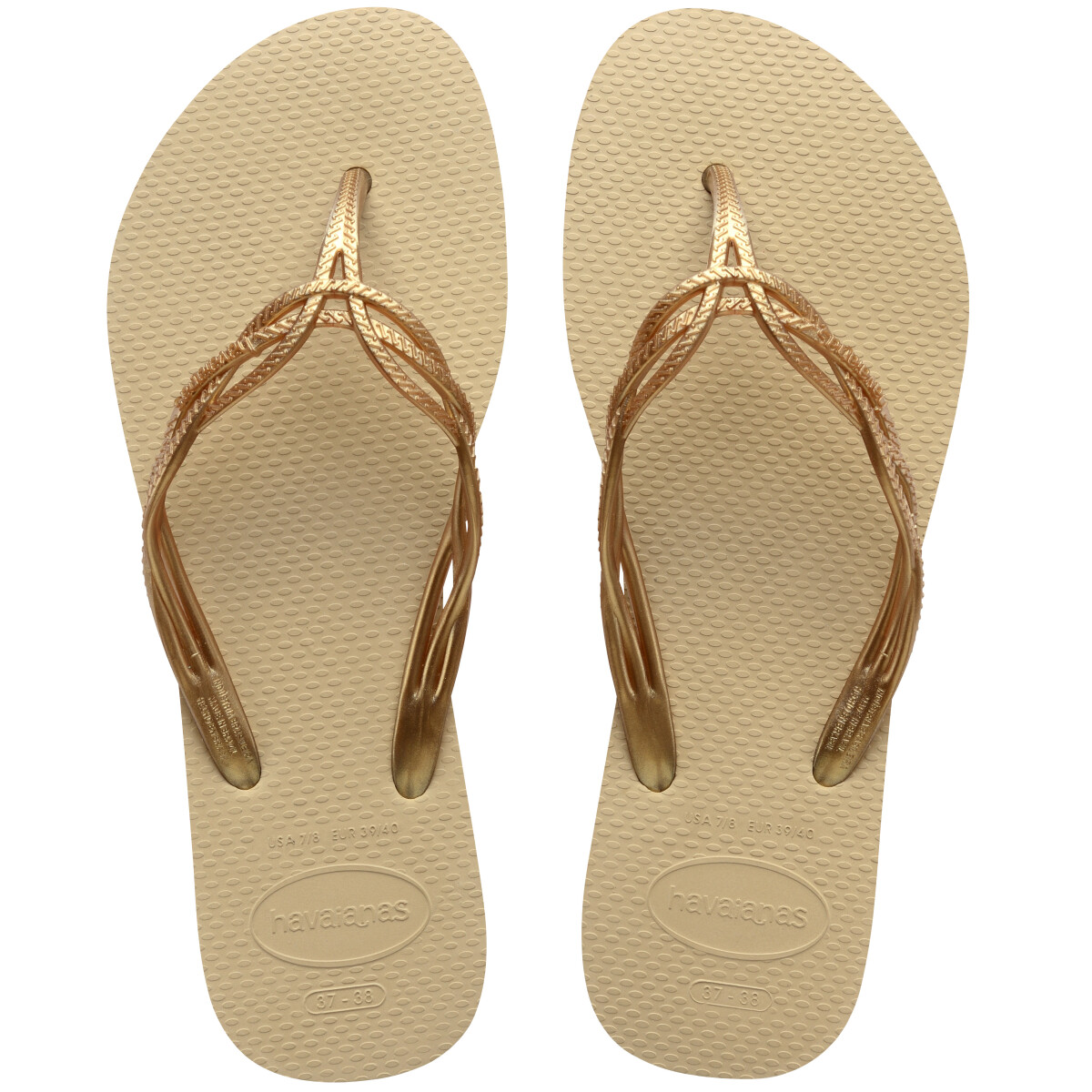 Sandalia de Mujer Havaianas Flash Sweet - Beige Arena 