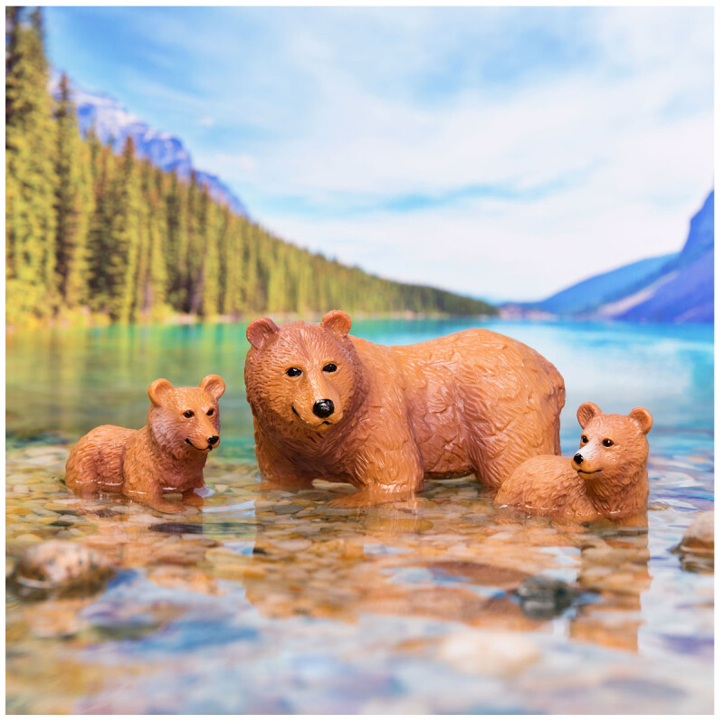 Familia de osos pardos Terra by Battat Familia de osos pardos Terra by Battat