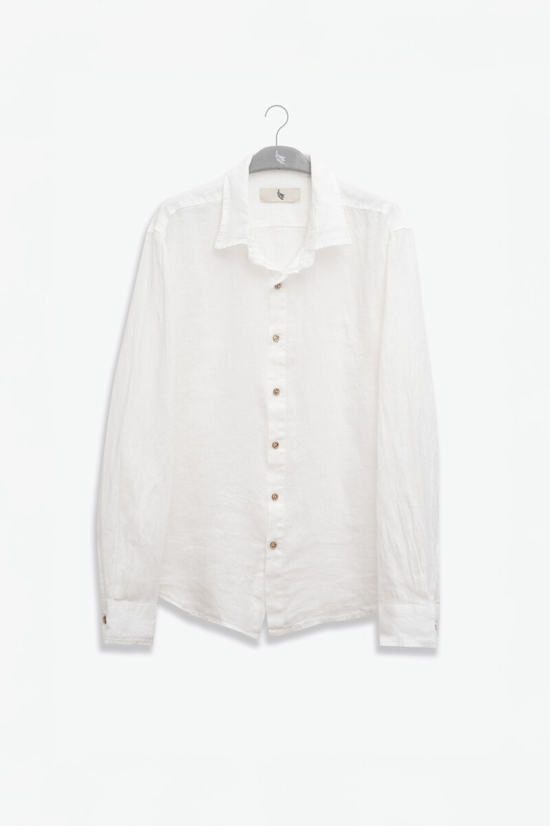 100% LINEN LONG SLEEVE SHIRT Casapueblo