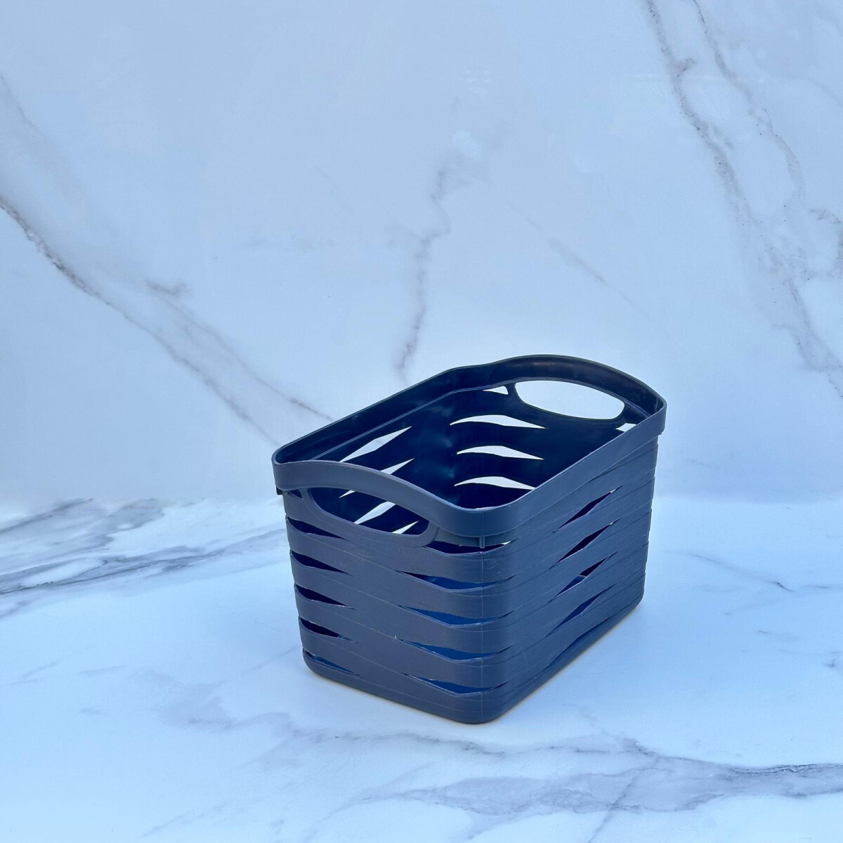 Canasto Organizador Polipropileno Alto 15cm x Ancho 18cm x Largo 26cm 